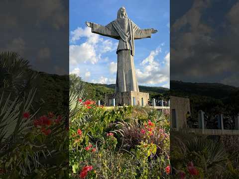 Hidden Gems: The 20m Christ in Falcón 🇻🇪 #ChristTheRedeemer #HiddenGems #travel #religion #shorts