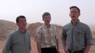 "Cannan Land is Just In Sight" Bach Brothers Trio in the Negev Wilderness of Israel, Songs of Zion
