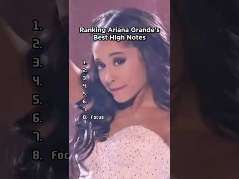 Ariana Grande’s Best High Notes #arianagrande #singer #viralsong