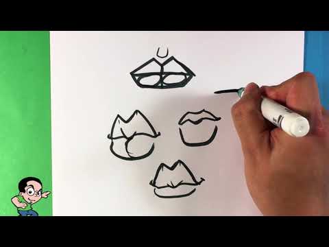 How to Draw an Animated Mouth - Drawing Step by Step...