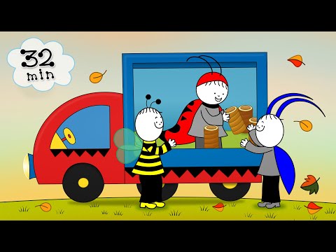 Bobi in Pika kompilacija - BALTAZAR IN KOZOROG ŽUŽELKA ▶ 7 celotne epizode | 33 minut