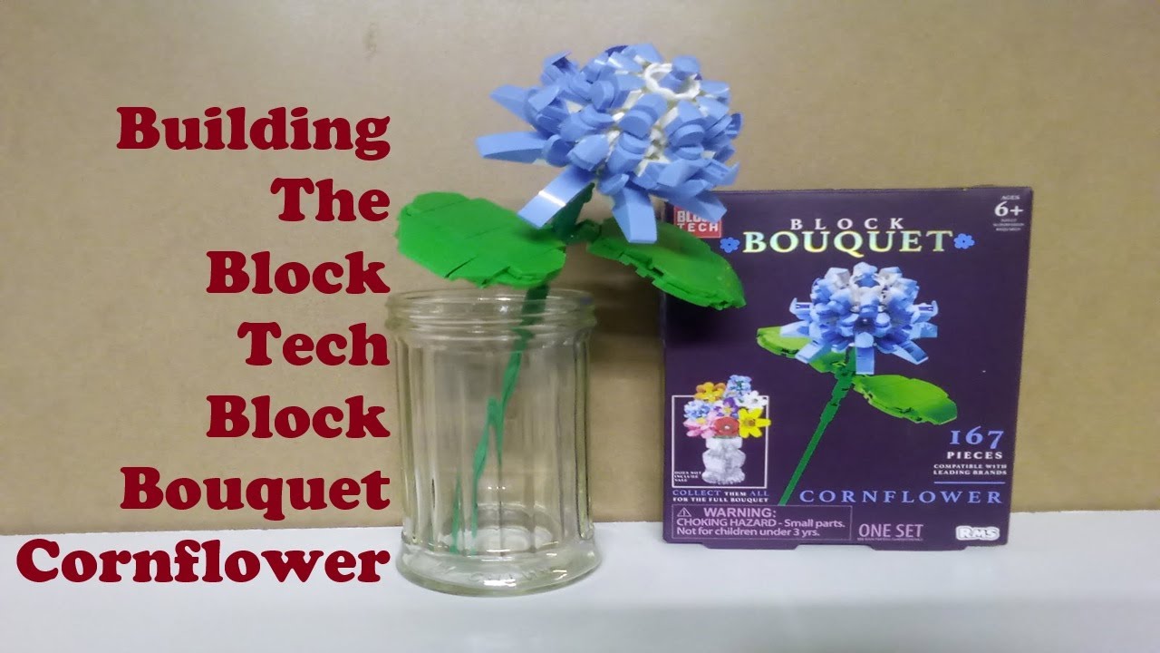 Let's build a Block Tech Block Bouquet Cornflower