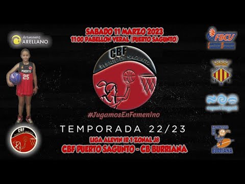 Videohighlights Alevín Hermanos Arellano CBF Puerto Sagunto - Cb Burriana (LIGA J8 22-23)