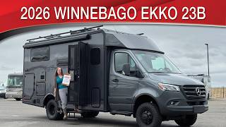 A preview image of the linked video showcasing 2026 Winnebago EKKO 23B