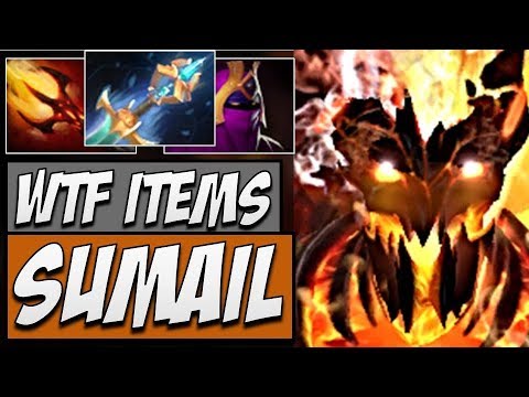 Sumail Shadow Fiend with WTF ITEMS | Road to Dota 2 2018 ROAD TO TI11