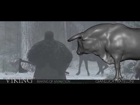 Viking - Making of animation 3D Tur / Bull - Gianluca Fratellini