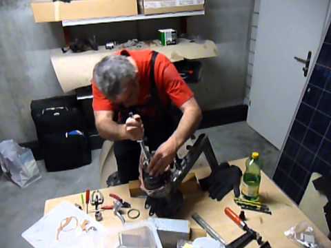 Vespa VM1T Faro Basso Motor Engine zusammenbauen