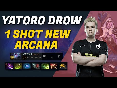 TS.YATOROGOD Drow Ranger 1 shot enemy with new arcana dota 2 highlights.