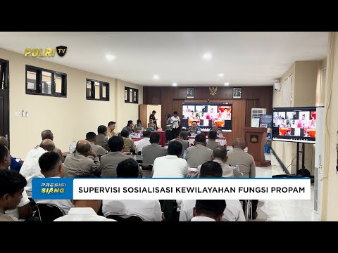 DIVPROPAM POLRI LAKSANAKAN SUPERVISI &amp; SOSIALISASI KEWILAYAHAN FUNGSI PROPAM DI POLDA MALUT