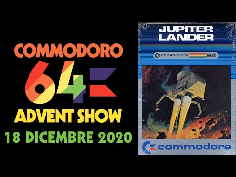 C64 ADVENT SHOW - 18 dicembre 2020: JUPITER LANDER e NEPTUNE LANDER con Bassi Maestro