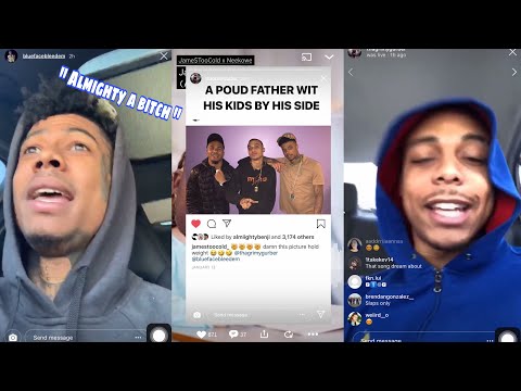 BLUEFACE & JAMESTOO COLD DISS ALMIGHTY SUSPECT AND CALL HIM A BITCH