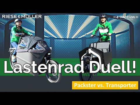 Riese und Müller Lastenrad Vergleich | Packster 70 vs. Transporter 2 65 🤼‍♂️ | Cargo Bike Vergleich