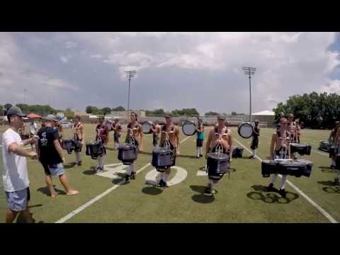 DCI 2016 The Cadets - Percussion Ensemble Rehearsal