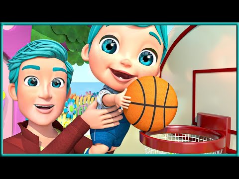 Basketball Song + More Nursery Rhymes & Kids Songs - Super Luca School Theather