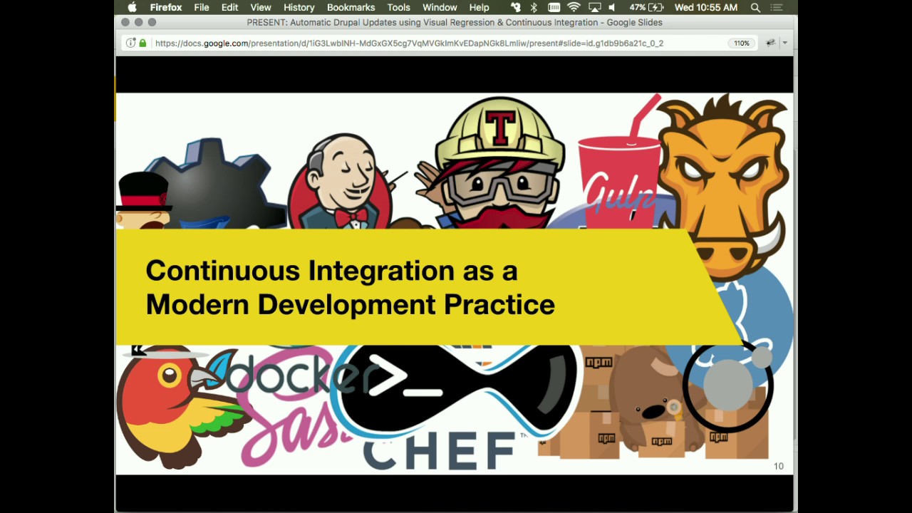 DrupalCon Baltimore 2017: Automatic Drupal Updates using Visual Regression & Continuous Integration