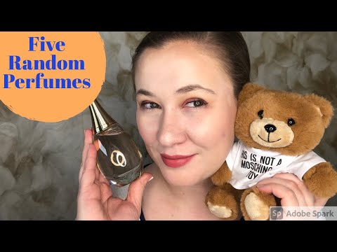 Five (5) Random Perfumes! Dior, Moschino, by Rosie Jane, Jimmy Choo, & Atelier Cologne!