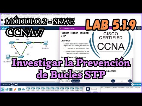 5.1.9 Packet tracer - Investigar la prevención de bucles STP (Resolucion)