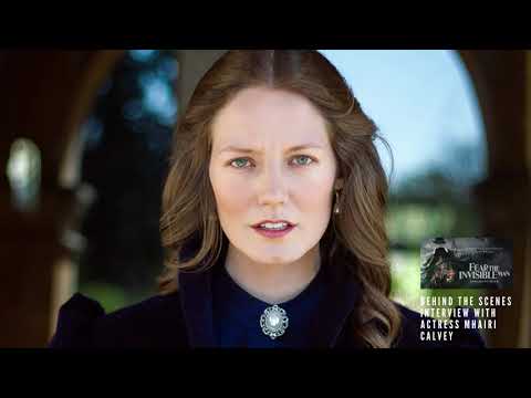 Thumbnail of the video: BTS interview with actress Mhairi Calvey