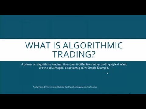 Algorithmic trading strategies example