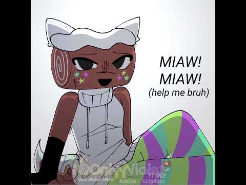 Meow meow! (ay mi gatito) / Dandy's World / #dw #dandysworld #cosmo #sprout #fruitcake