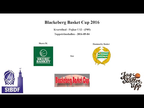 Skuru Basket (P05) mot Hammarby Basket - QF - EB - 2016-09-04