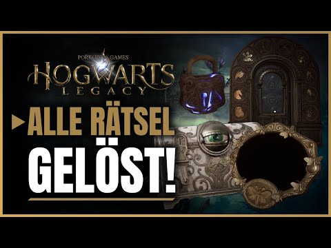 Hogwarts Legacy Lösung aller Rätsel! Tür & Schmetterlings Rätsel, Truhe mit Auge & Schlösser erklärt