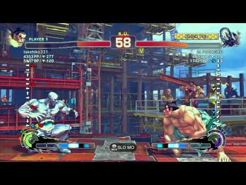 SSF4 AE: Akimo (Honda) vs Poongko (Seth) - Ranked Match (720p HD)
