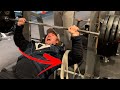 Heavy Banded Incline Benching | Mike O'Hearn