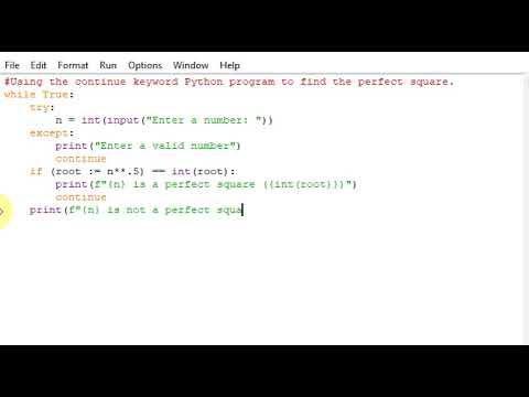 Python Program To Find Perfect Square