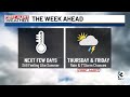 Chance Of Showers Returns To Mountains Summer Like Heat To Stick Around Charlotte Metro
