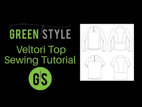 Greenstyle Veltori Top Sewing Tutorial