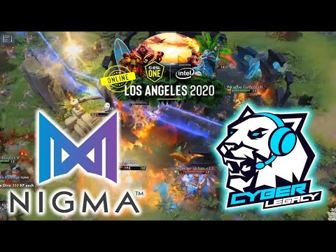 🔴ENG🔥NIGMA vs Cyber Legacy - EU vs CIS CRAZY LEAGUE - ESL Los Angeles 2020 DOTA 2