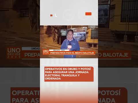Oruro y Potosí listos para una jornada electoral segura y organizada