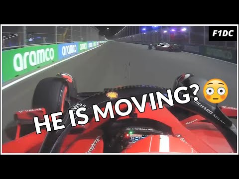 Mick Schumacher crash at Saudi Arabian Qualy - Onboard with both ferrari's behind him