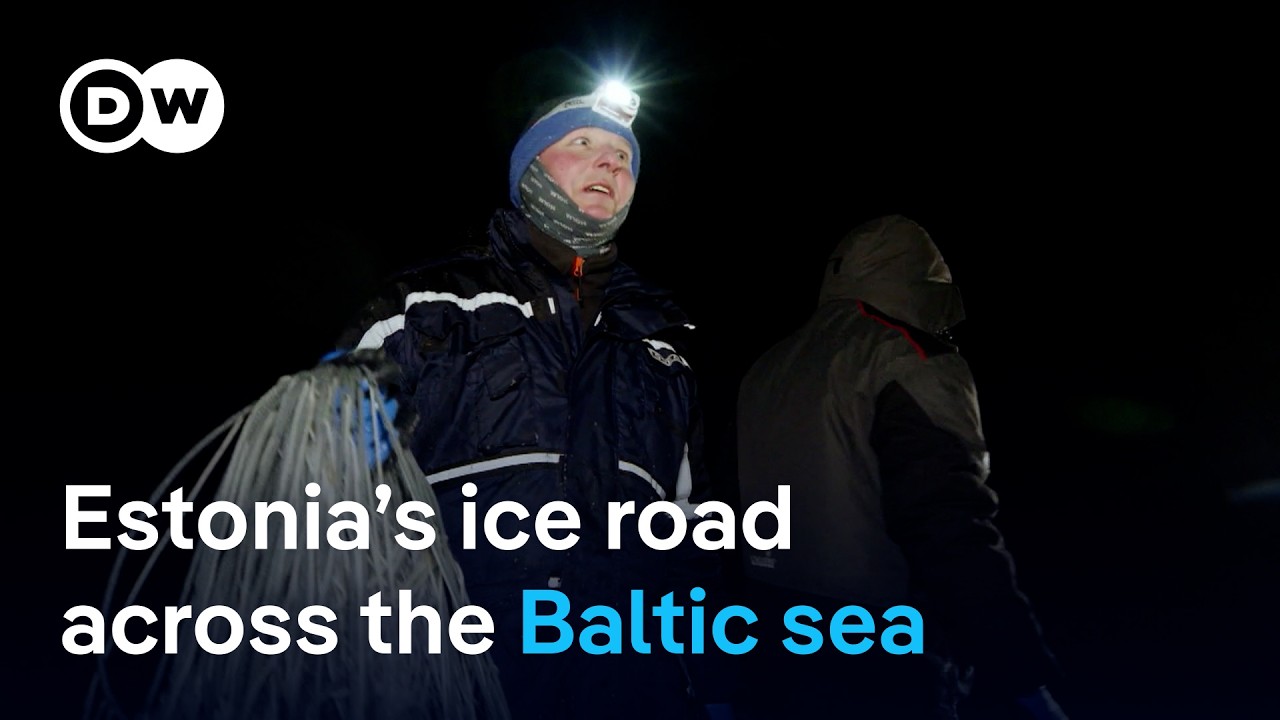 Estonia’s 17km ice road offers a vital winter route for islanders and fishermen | Focus on Europe