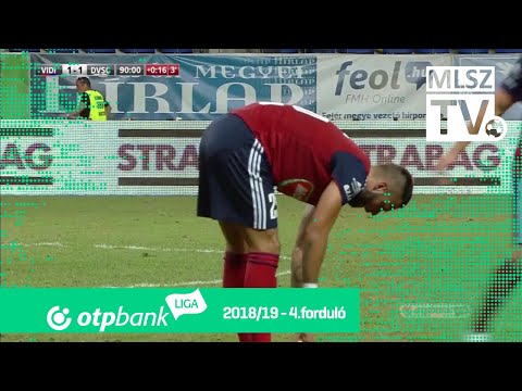 Tamás Krisztián gólja a Mol Vidi FC - DVSC mérkőzésen