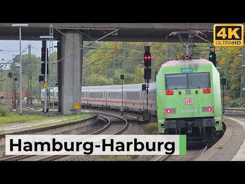 Hamburg-Harburg 05.10.2025 - Spannender Bahnverkehr mit ICE-, Intercity- & Metronom-Zügen