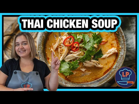 Easy Thai Coconut Curry Chicken Soup | Easy Recipe, High Protein