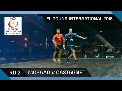 Squash: Mosaad v Castagnet - El Gouna International RD 2 Highlights