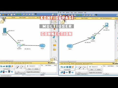 How to use Multiuser Connection on Cisco Packet Tracer - Konfigurasi Web Server