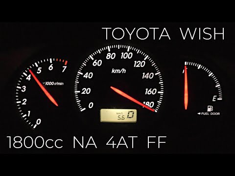 Thumbnail for (2004y) WISH , acceleration test , cruise engine RPM.up to max speed (Japan specification) by Toyota Wish