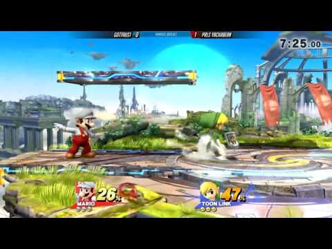 BBG Winter 2017 - GottAust (Mario) Vs. Yackabean (Toon Link) - Pools