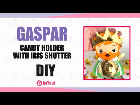 Gaspar candy holder with Iris Shutter -  ByYeni
