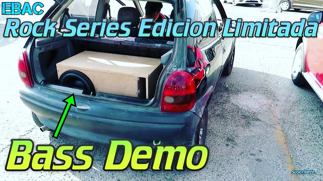 Demo de Subwoofer Rock Series Edición Limitada de 12-1500 Watts RMS | EBAC