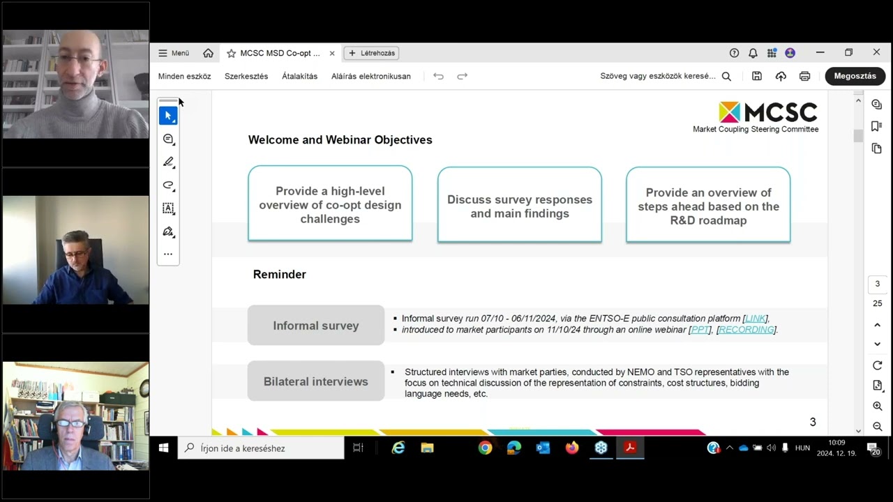 MCSC Workshop on Co optimisation R&D