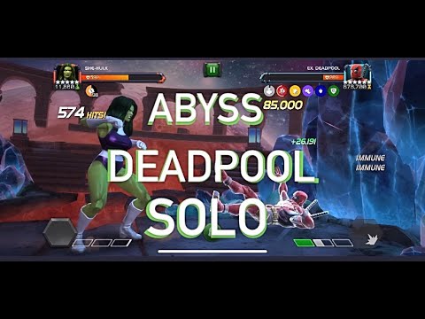 ABYSS DEADPOOL SOLO WITH SHE-HULK (No Heal Reversal or Prevention)