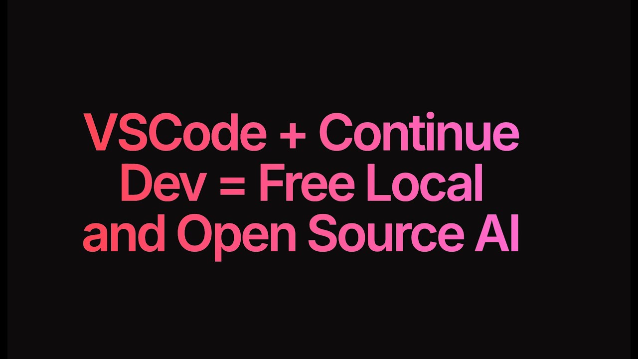 The Best Free Alternative to GitHub Copilot: VSCode + Continue Dev