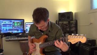 François Hégron plays the Impro N°1 of Django Reinhardt with the V6 Polydistortion