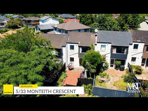 5/33 Monteith Crescent, Remuera - Michael & Tatyana Ataman