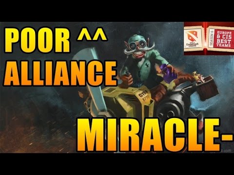Dota2|| Monkey vs Alliance| Miracle- Plays Gyrocopter Rape All